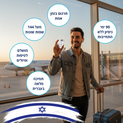 Velomy Travel™ – להבין כל אחד, בכל שפה