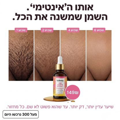 הסוף לגילוח יומיומי: שמן מעכב צמיחה